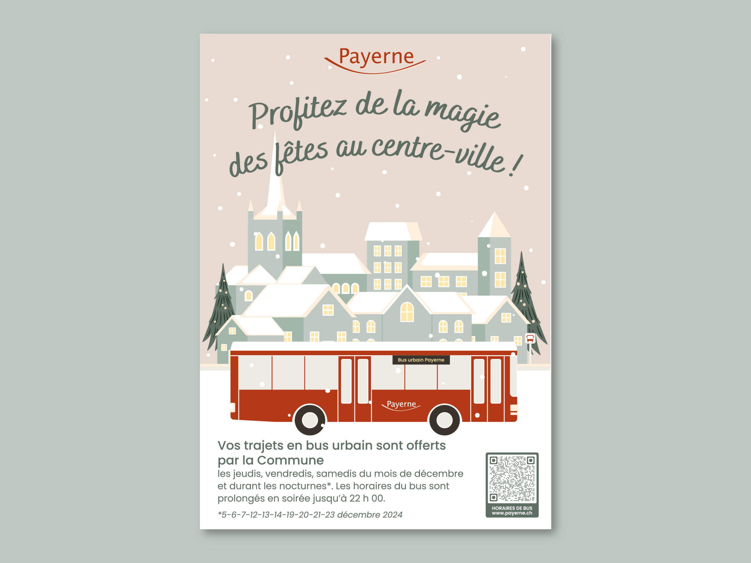 Commune Payerne - campagne bus